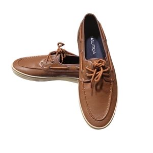 COPY - NAUTICA MENS SPINNAKER LACE-UP BOAT SHOES